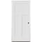 Trimlite Primed 3Panel Mission Interior Shaker 20 Min Fire Rated 71/4" LH Prehung Door Matte Hinges 3068134PRI840320MLH1DB714 - alternate 1